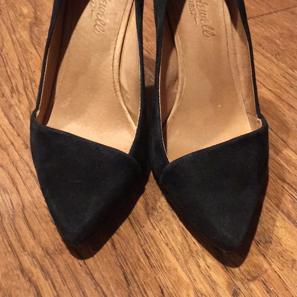 Madewell Mira Suede Heels Pumps - Picture 2 of 8